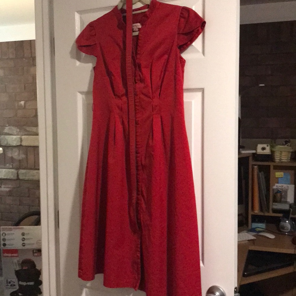 Red dress